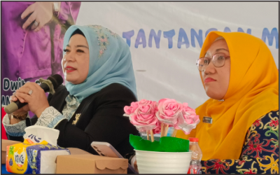 Parenting di SMKN 5 Balikpapan dengan Tema “Mendidik Anak di Era Digital” Bersama Dra. Dwita Salverry, MM.Psikolog